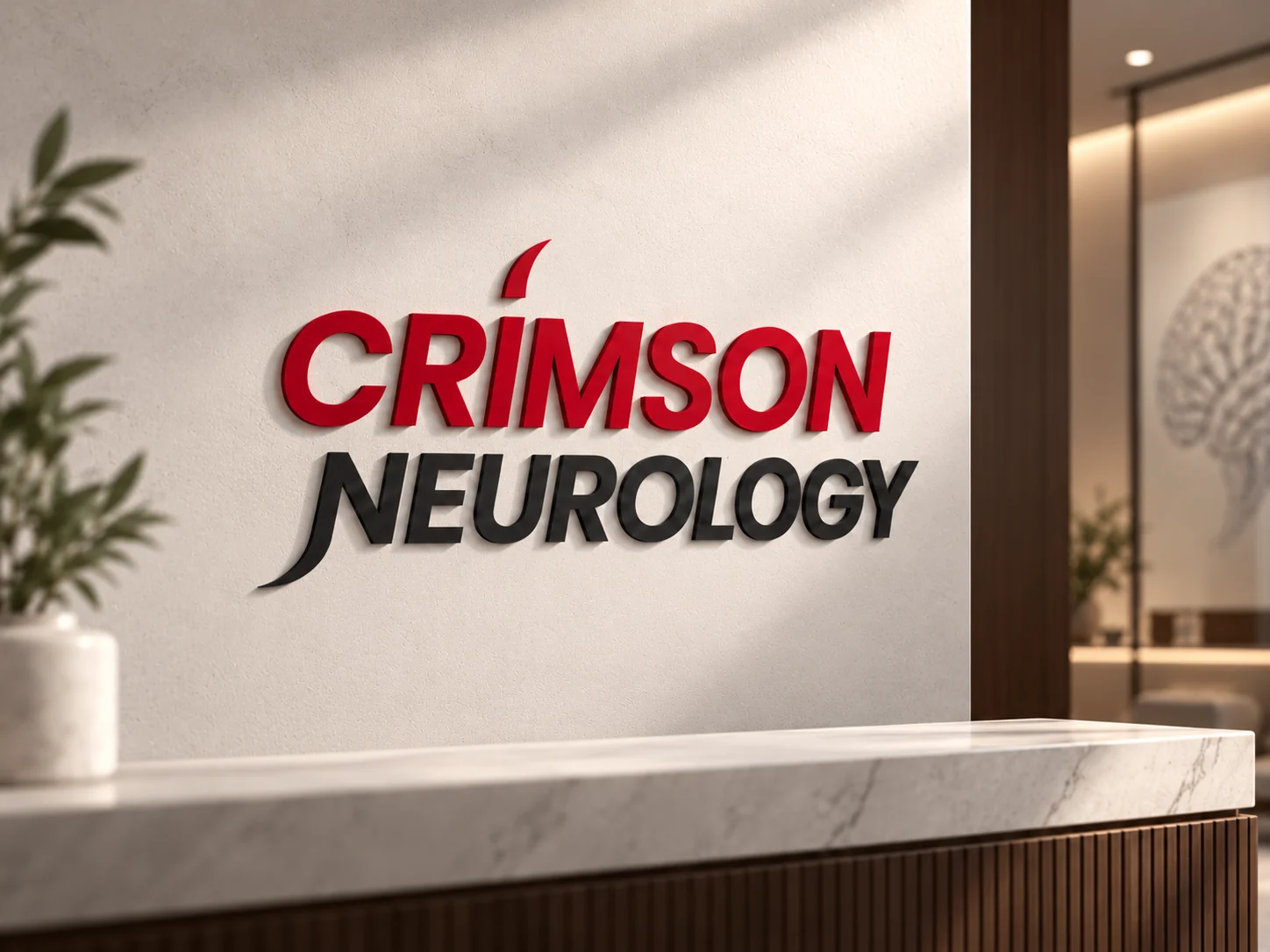 Crimson Neurology identity overview