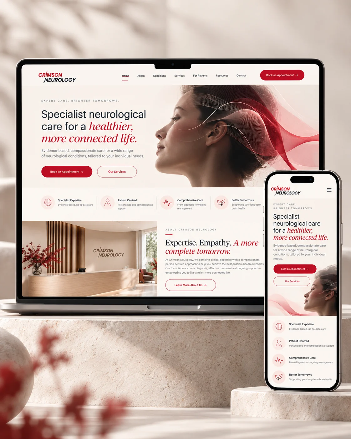 Crimson Neurology digital applications